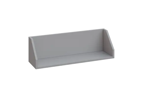 BPA - 80 police na zeď, 240x800x240, šedá